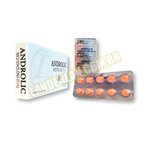 Androlic/Mesterolona 25mg -25mg/20comp | LANDERLAN Produto com certificado GMP