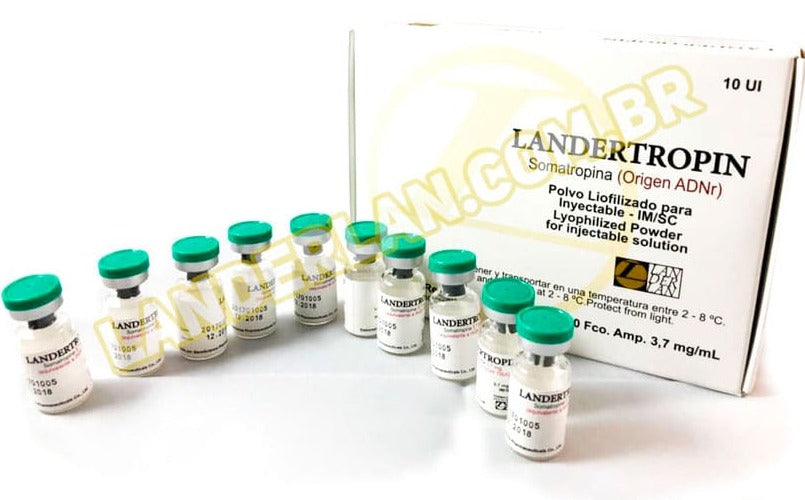 Landertropin GH 100ui 100ui Caixa Grande | LANDERLAN Produto com certificado GMP
